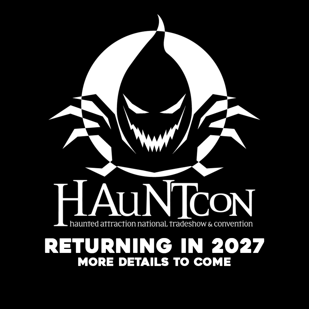 HAuNTcon returning in 2027 landing graphic